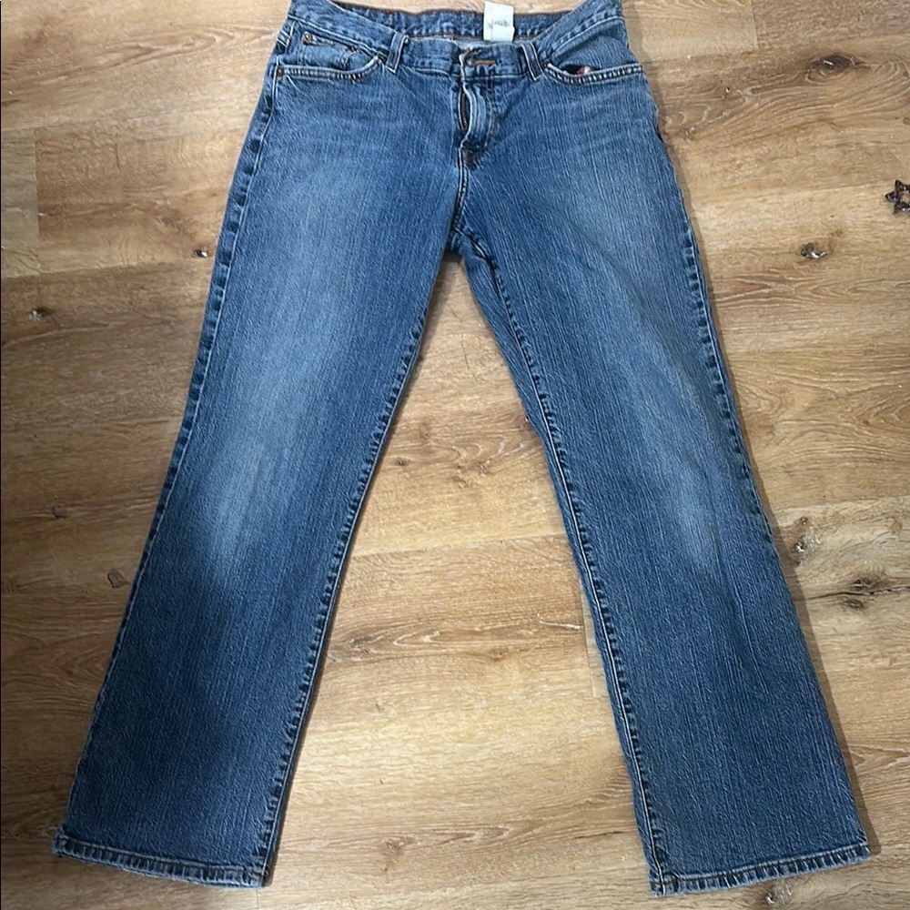 Lucky Brand Blue Flare Wide Leg Jeans